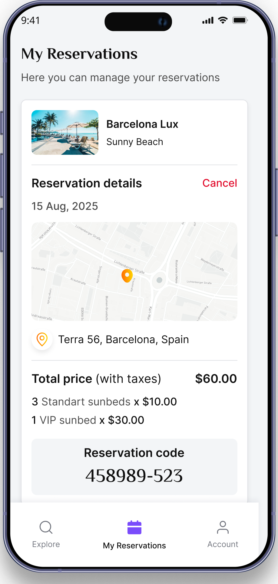 VacBoo - Sunbed Booking